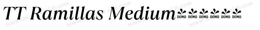 TT Ramillas Medium字体转换
